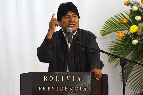 Presidente de Bolivia denuncia el intervencionismo de Washington en el mundo